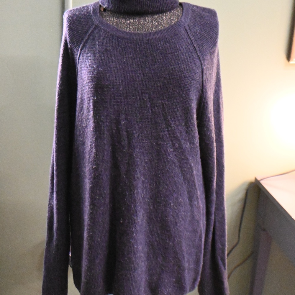 Lucky Brand Crew Neck Waffle Sweater
